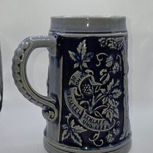 Vintage West Germany Cobalt Relief Beer Stein – Grapevine & Tavern Design